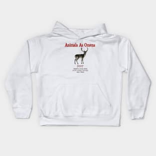 ANIMAL OMEN DEER Kids Hoodie